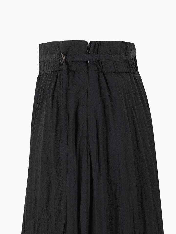 Black semi sheer maxi skirt - sisley k longuette skirts - Black | Sisley K image number 3